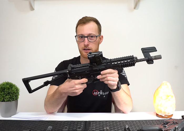 Josef Mucha Buying Second-Hand Airsoft Gas Blowback Rifle