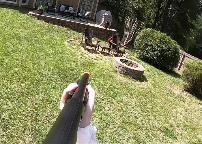 Salty Old Gamer: Airsoft Shotgun Marco Polo Gameplay