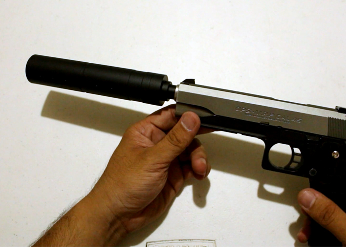 Cley Films Slong Suppressor & Suppressor Adapter For GBB Pistols