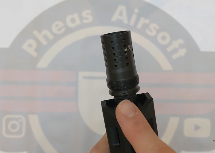 Pheas Airsoft DE M904G Muzzle Brake Removal & Suppressor Fitting