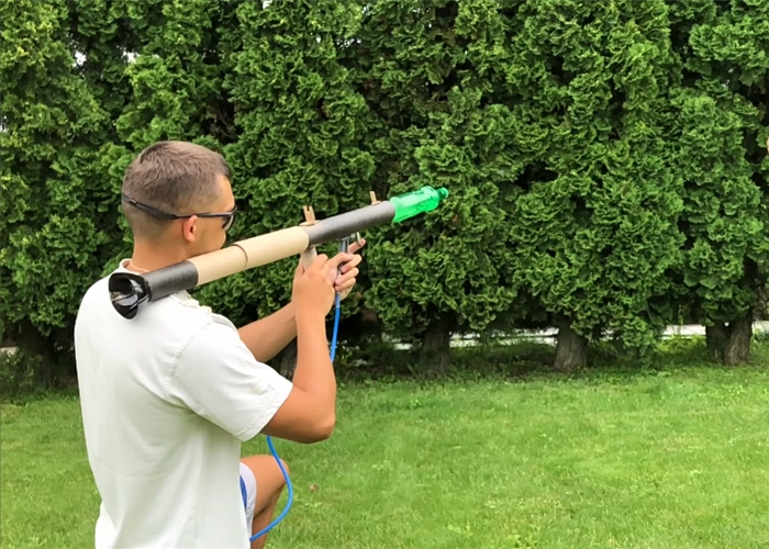 Homemade Airsoft Rocket Launcher