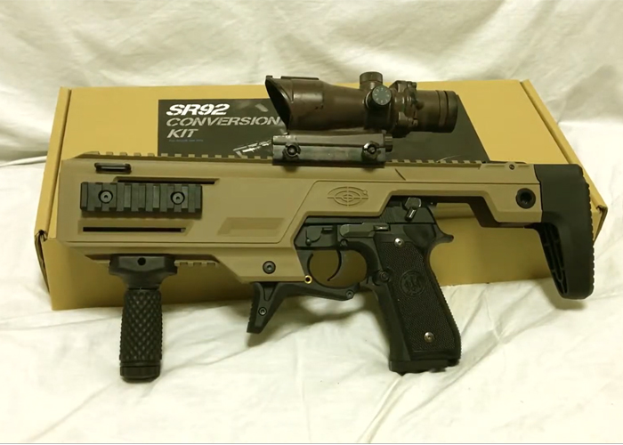 Bee Stinger Airsoft SRC Airsoft M92 Pistol Conversion Kit Quick Look