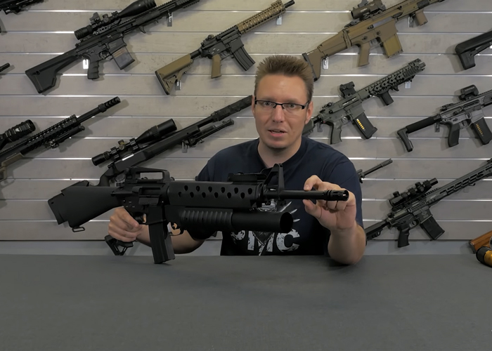 Reapers Airsoft: E&C M16A3 With M203 S-AEG