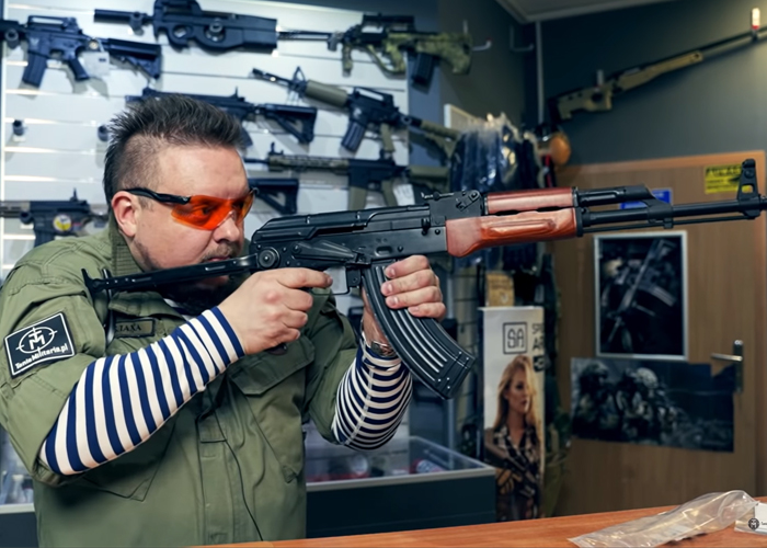 Tanie Militaria: E&L Airsoft AKMS