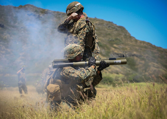 U.S. Marine with M72 LAW