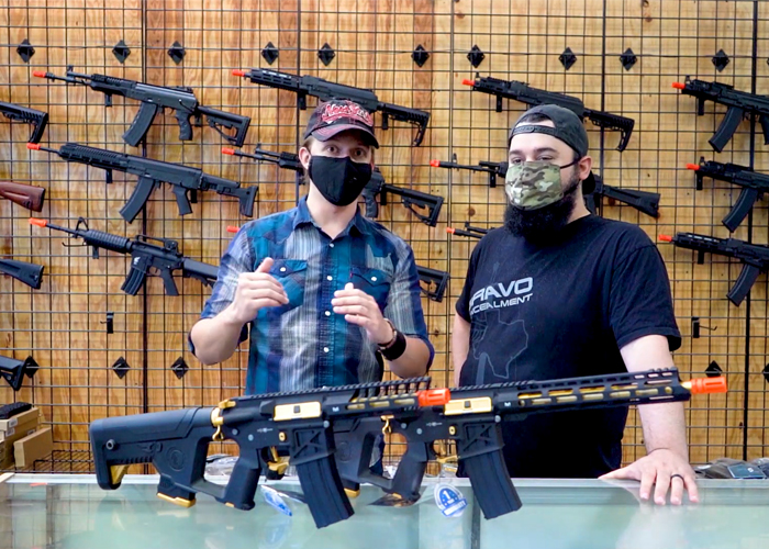 Black Wolf Hands On The Lancer Tactical Needle Tail & Black Bird