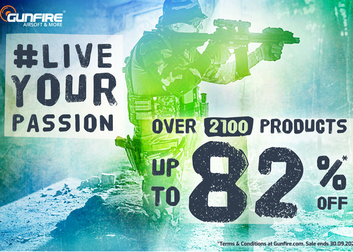 Gunfire Live Your Passion Sale 2020