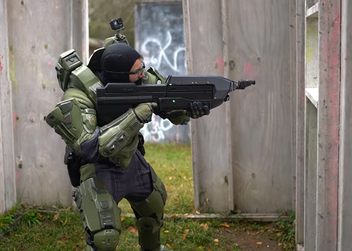 Airsoft Alfonse HALO “Master Chief” Airsoft Gameplay