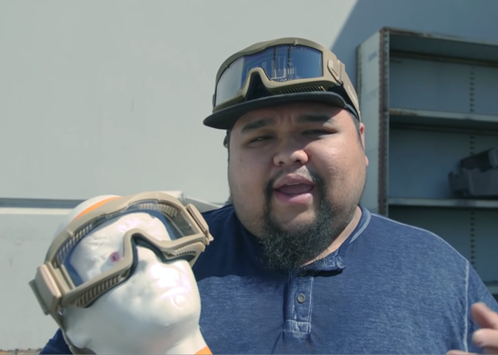 Lancer Tactical Goggle Safety Test Popular Airsoft To The Airsoft World