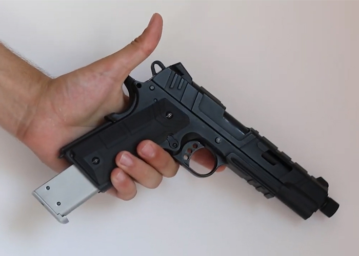 BlackHawks Amadeo Rossi 1911 GBB Pistol Review & Gameplay