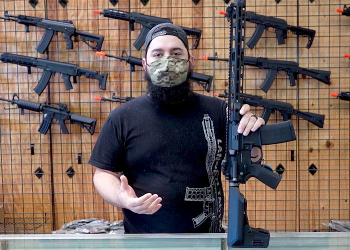 Black Wolf With The KWA Ronin 3 AEG