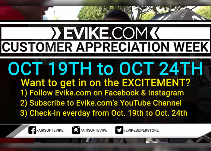 Evike's Customer Appreciation Week Reminder
