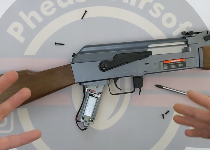 Pheas Airsoft:  AK AEG Motor Change Howto