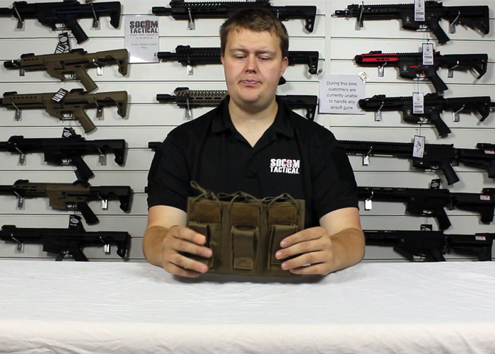 SOCOM Tactical: Emerson Gear 5.56 & Pistol Triple Magazine Pouch