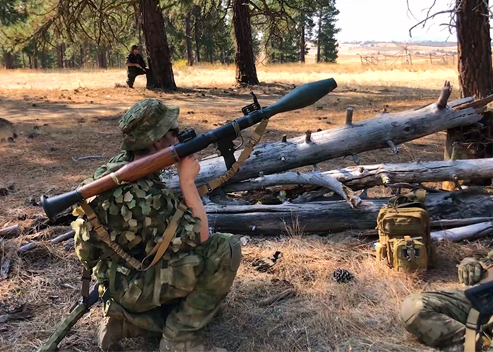 DesertFox Practices With Matrix RPG-7