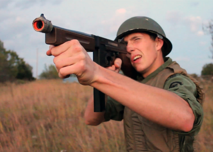 Dragon Armory Vietnam Airsoft Gameplay With M1A1 Thompson 