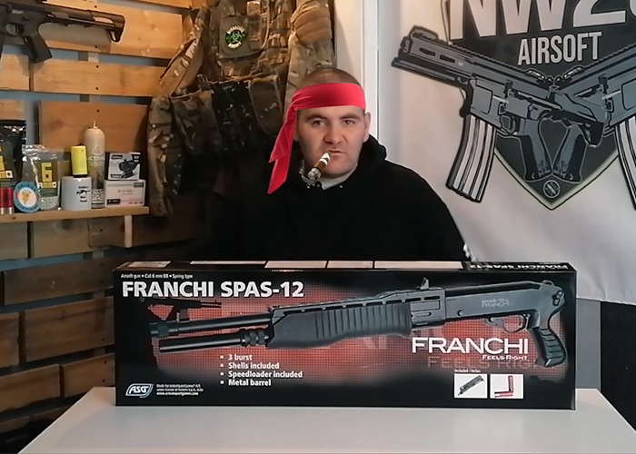 NW28 Airsoft ASG Franchi SPAS 12 Shotgun Unboxing