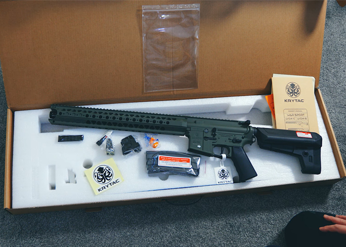 Rooster Airsoft Krytac LVOA-C 2020 UK Model Unboxing
