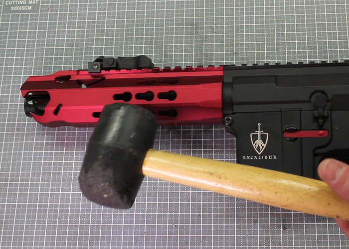 SOCOM Tactical Arthurian Excalibur Offspring AEG Handguard Removal