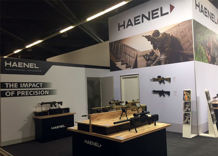 C.G Haenel Exhibit Booth