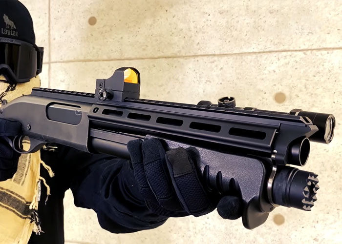 Laylax Nitro.Vo M-Lok Top Rail For Marui M870 Breacher