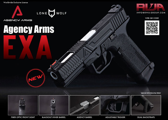 RedWolf RWA Agency Arms EXA Pistol