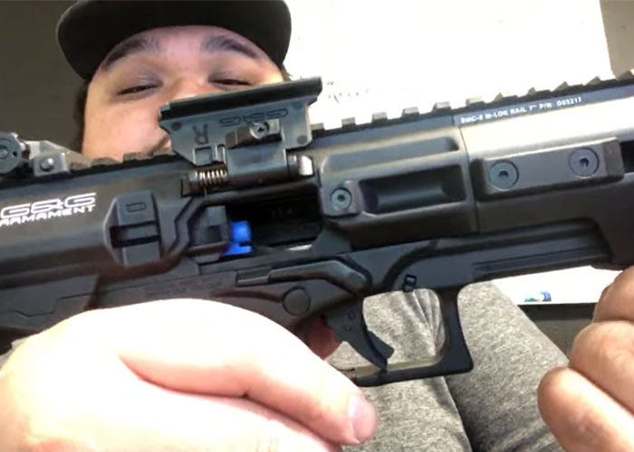 Airsoft GI's G&G SMC-9 Downgrade Nozzle Install Livestream