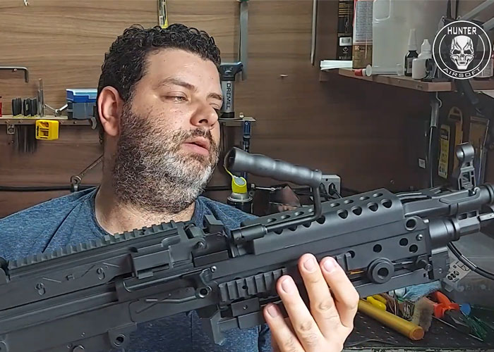 Hunter Airsoft ROSSI M249 LMG Lightweight Edition