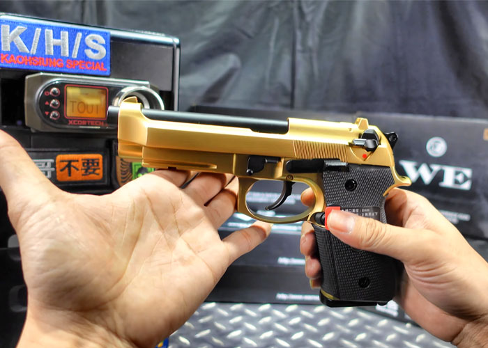 Jeidanten WE M9A1 Gold Edition GBB Pistol