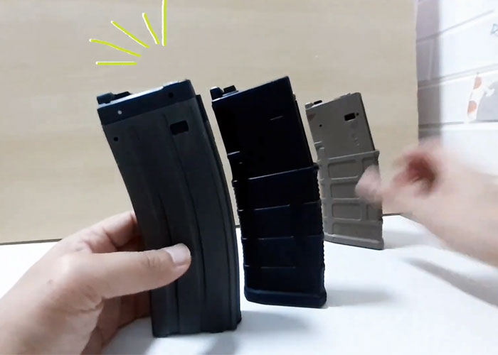 Joe Toys ProWin EVO Vs SAA Vs Iron Airsoft MWS Mags