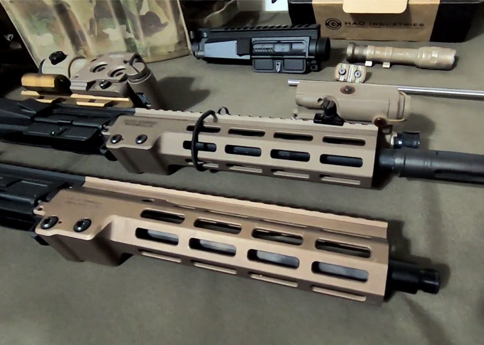 Team Reaper Actual Angry Gun VS HAO Industries Geisselle MK16 Rail