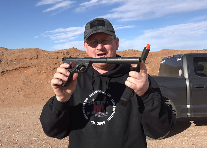 Airsoft vs. Suppressed .22 Pistol Popular Airsoft To The