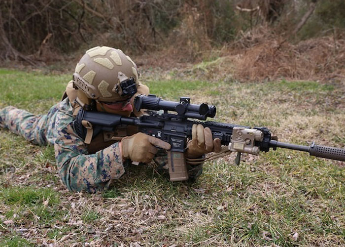 US Marine With the SCO