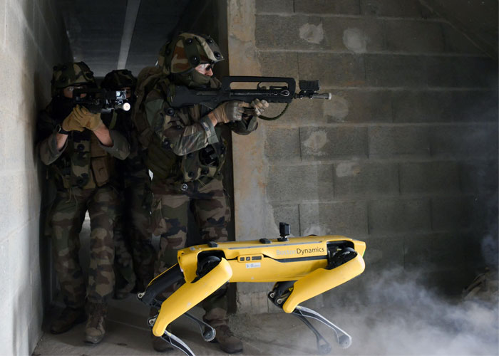 French Army with Boston Dynamics Spot