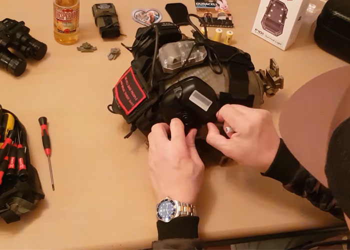 THG OPSMAN M32X Milpro Headset & F101 Stealth Survival Light