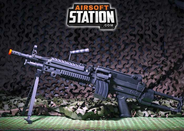 Airsoft Station Cybergun FN Herstal M249 Para “Featherweight”