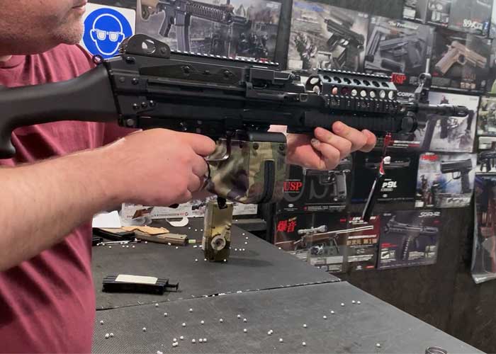 Upgraded Tokyo Marui MK46 NGRS AEG | Popular Airsoft