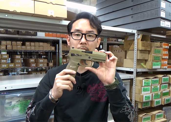 ORGA Airsoft: Asia Electric Gun SIG P320 Compact GBB Pistol