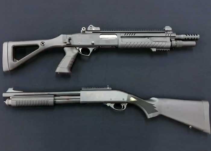 Target-1 VFC Fabarm STF12 & Tokyo Marui M870 Tactical Shorty Comparison