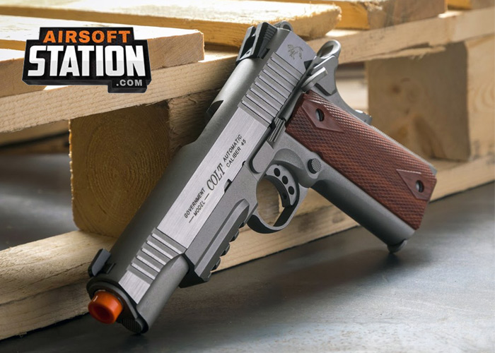 Colt 1911 Rail Gun NonBlowback At Airsoft Station Popular Airsoft