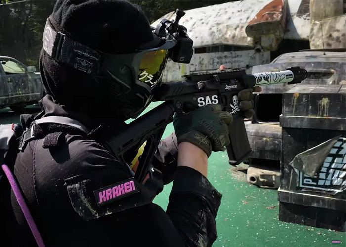 Kraken Airsoft's Custom HPA SSG1 Gameplay