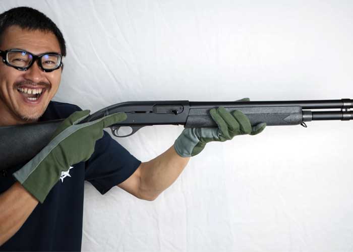 Mach Sakai With The Maruzen M1100 BV Gas Shotgun