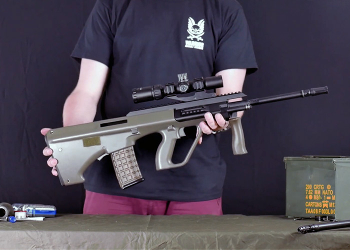 Real Steel Parts On A Tokyo Marui Steyr AUG AEG Popular Airsoft