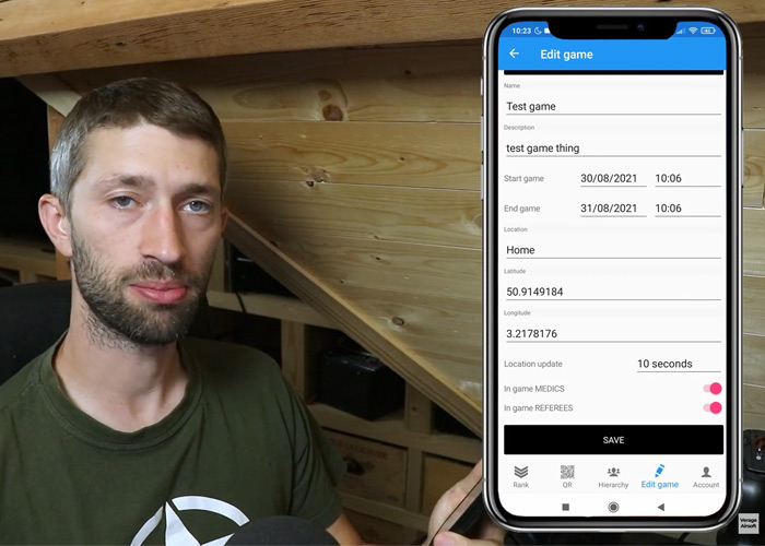 Verage Airsoft: Ares Alpha Airsoft Tracker App Advanced Game Tutorial 