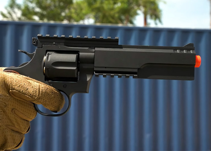 Evike.com Cybergun Colt Python "Evil" .357 Magnum Snap Shot