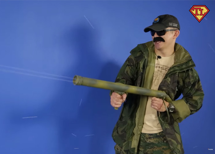 Gunfire Tactical Leszek: BB Thrower - Flamethrower Replica