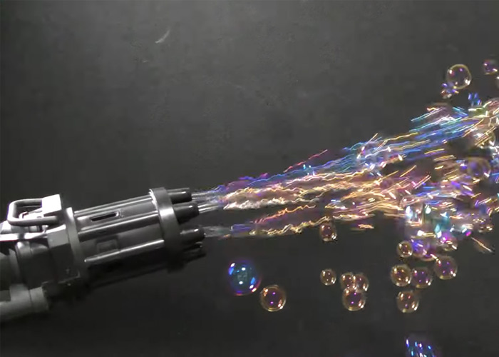 Kuroneko YZ Motorised Soap Bubble Mini Gun