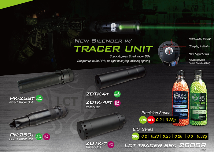 LCT Airsoft Tracer Units & BBs