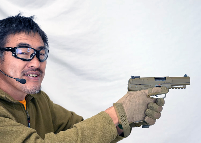 Mach Sakai On The Marushin FN Five-seveN CO2 FDE Pistol