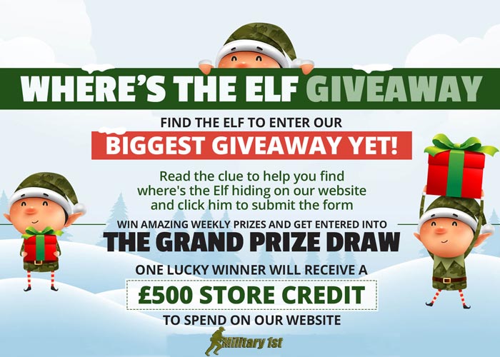 Military 1st Where's The Elf Giveaway
